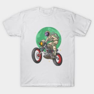 Biking in moon T-Shirt